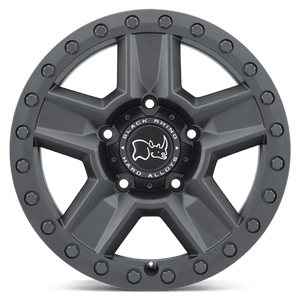 Black Rhino RAVINE Matte Black 17x8.5 -18 6x139.7mm 112.1mm - Wheelwiz