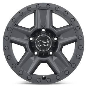 Black Rhino RAVINE Matte Black 17x8.5 +35 5x127mm 71.5mm - Wheelwiz