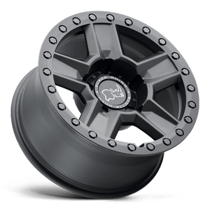 Black Rhino RAVINE Matte Black 17x8.5 +10 5x165.1mm 114.3mm - Wheelwiz