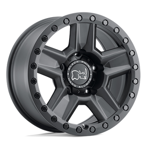 Black Rhino RAVINE Matte Black 18x9 +35 6x114.3mm 76.1mm - WheelWiz