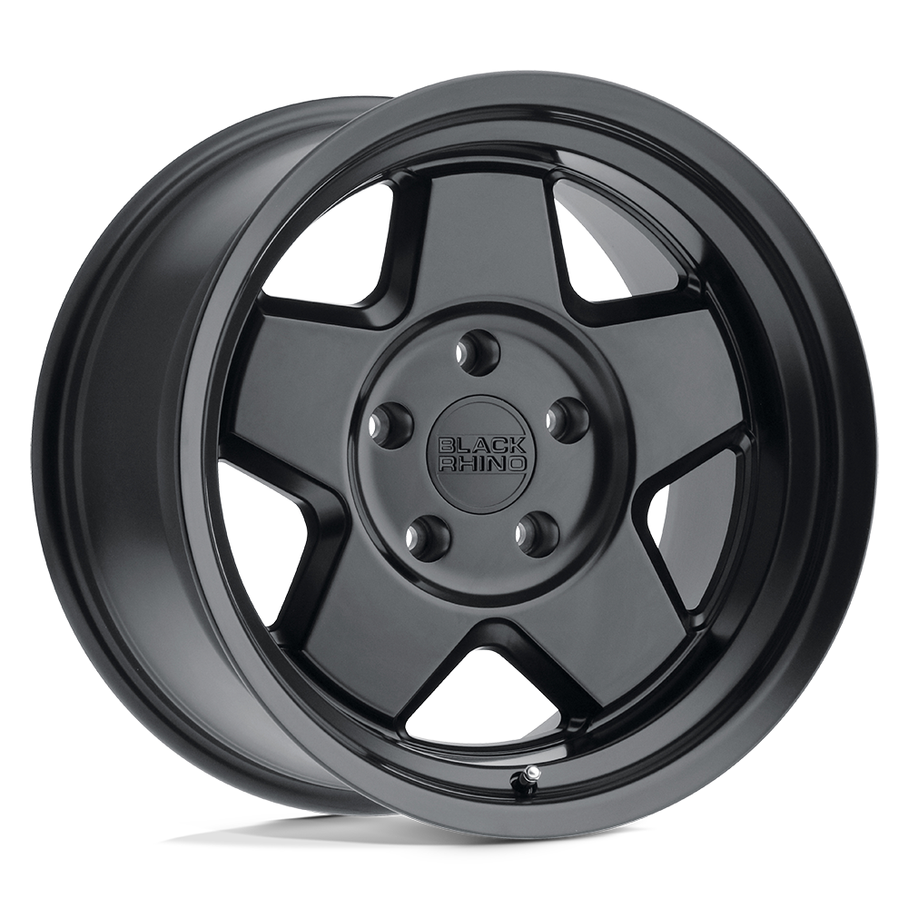 Black Rhino REALM Matte Black 16x8 -10 5x114.3mm 71.5mm - WheelWiz