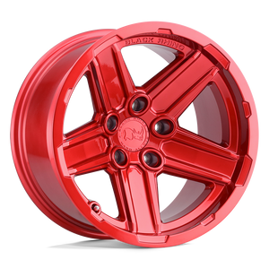 Black Rhino RECON Candy Red 17x9.5 -32 5x127mm 71.5mm - WheelWiz