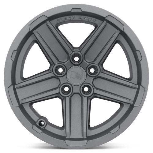 Black Rhino RECON Textured Gunmetal 17x9.5 -32 5x127mm 71.5mm - WheelWiz