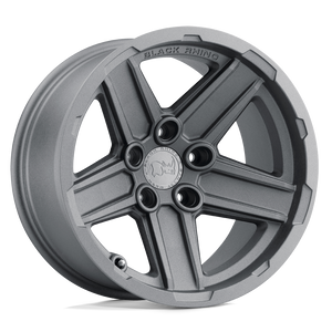 Black Rhino RECON Textured Gunmetal 17x9.5 -32 5x127mm 71.5mm - WheelWiz