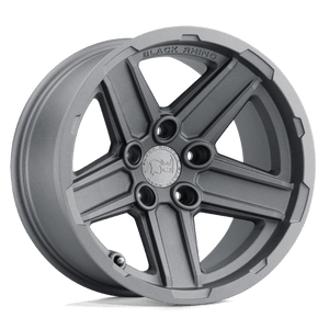 Black Rhino RECON Textured Gunmetal 17x9.5 -32 5x127mm 71.5mm - WheelWiz