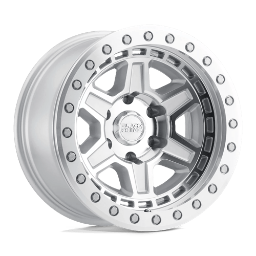 Black Rhino RENO Silver W/ Mirror Face &amp; Lip 17x9 0 6x135mm 87.1mm