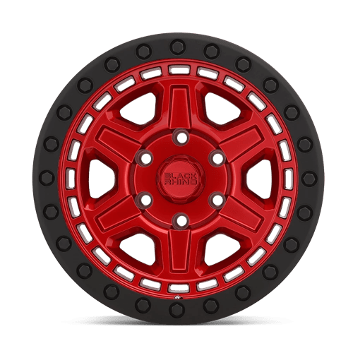 Black Rhino RENO Candy Red W/ Black Ring &amp; Bolt 17x9 0 6x135mm 87.1mm - Wheelwiz