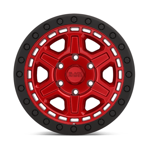 Black Rhino RENO Candy Red W/ Black Ring &amp; Bolts 17x8.5 0 6x135mm 87.1mm - WheelWiz