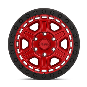 Black Rhino RENO Candy Red W/ Black Ring & Bolts 17x8.5 0 6x135mm 87.1mm - WheelWiz