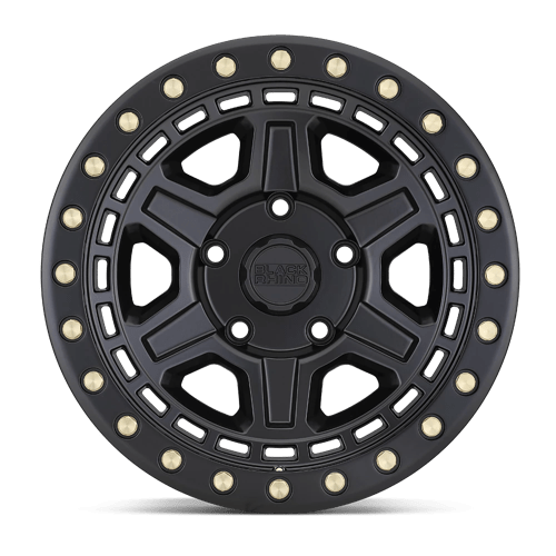 Black Rhino RENO Matte Black W/ Brass Bolts 20x9.5 -18 5x127mm 71.5mm - Wheelwiz