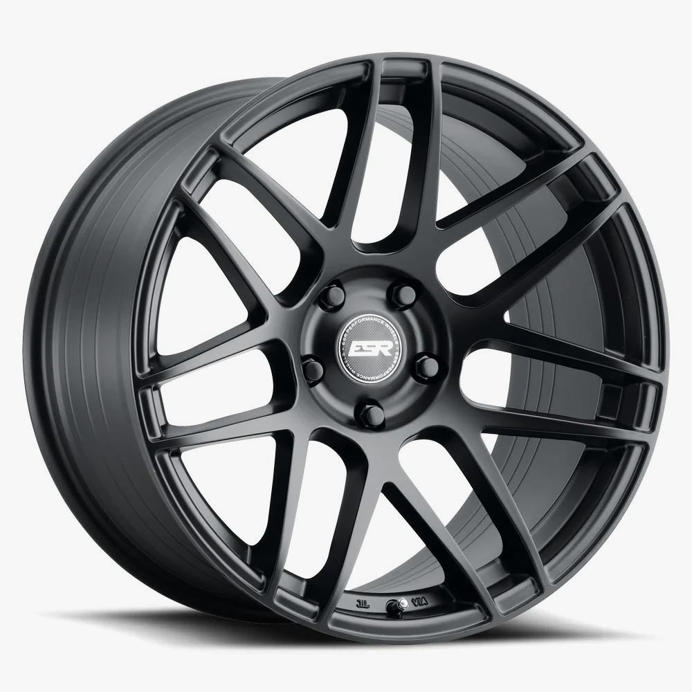 ESR RF1 Matte Black 18x9.5 +35 5x108mm 72.6mm - Wheelwiz