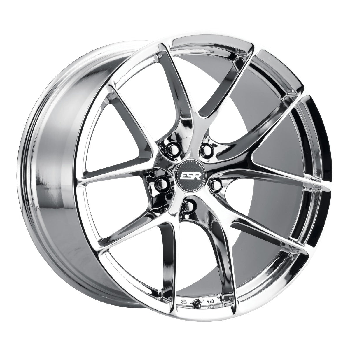 ESR Wheels RF2 CHROME 18x9.5 +35 5x114.3mm 72.6mm - Wheelwiz