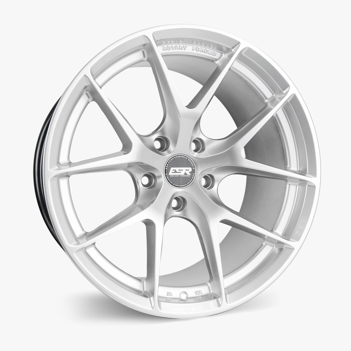 ESR Wheels RF2 Hyper Silver 18x9.5 +35 5x112mm 66.6mm - Wheelwiz