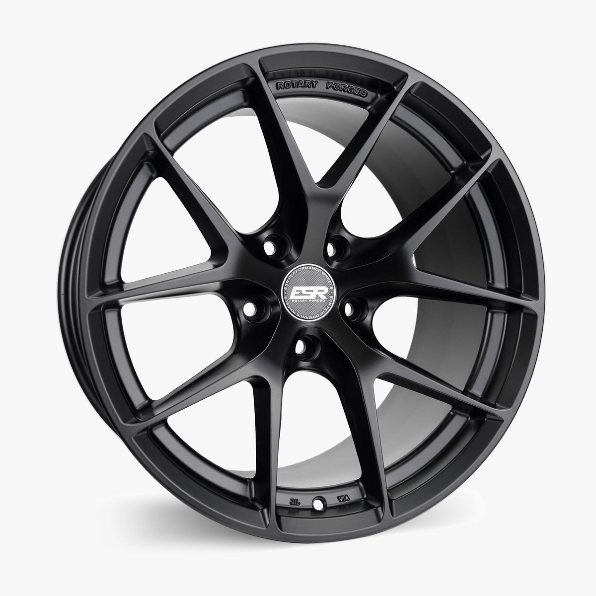 ESR Wheels RF2 Satin Black 18x9.5 +35 5x112mm 66.6mm - Wheelwiz