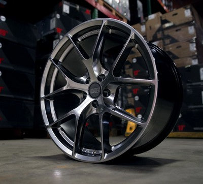 ESR Wheels RF2 Hyper Black 19x10.5 +22 5x114.3mm 72.6mm - Wheelwiz