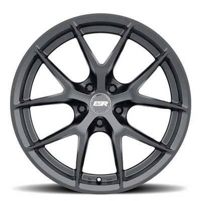 ESR Wheels RF2 MATTE BLACK 19x9.5 +22 5x114.3mm 72.6mm - Wheelwiz