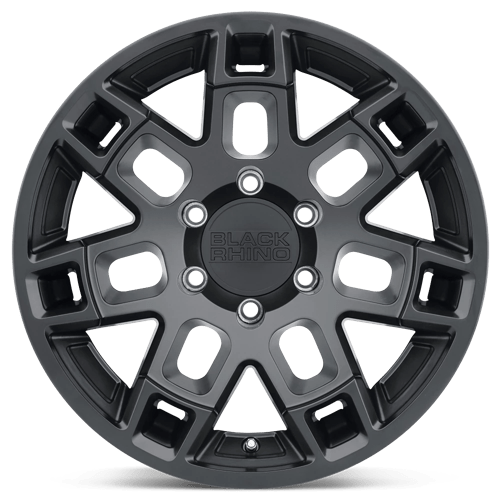 Black Rhino RIDGE Matte Black 17x8.5 0 5x127mm 71.5mm - WheelWiz