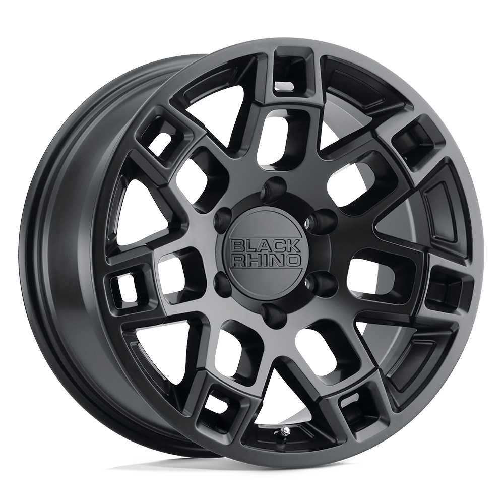Black Rhino RIDGE Matte Black 17x8.5 -18 5x127mm 71.5mm - WheelWiz