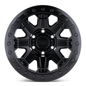 Black Rhino RIFT BEADLOCK Matte Black 17x8.5 0 6x139.7mm 112.1mm - WheelWiz