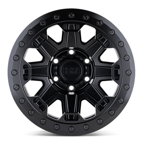 Black Rhino RIFT BEADLOCK Matte Black 17x8.5 -38 8x170mm 125.1mm - WheelWiz