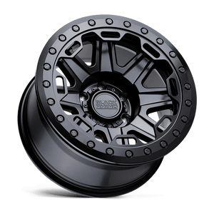 Black Rhino RIFT BEADLOCK Matte Black 17x8.5 -38 5x114.3mm 71.5mm - WheelWiz