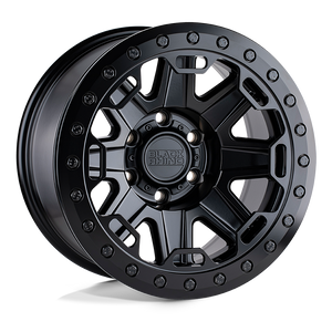 Black Rhino RIFT BEADLOCK Matte Black 17x8.5 0 6x139.7mm 112.1mm - WheelWiz