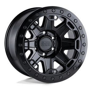 Black Rhino RIFT BEADLOCK Matte Black 17x8.5 0 6x135mm 87.1mm - WheelWiz