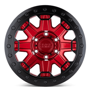 Black Rhino RIFT BEADLOCK Candy Red W/ Black Ring 17x8.5 -38 8x165.1mm 125.1mm - WheelWiz