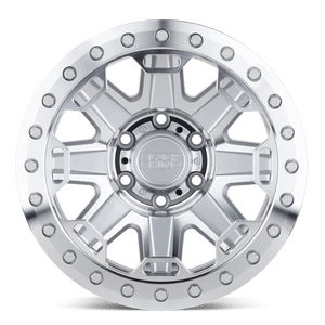 Black Rhino RIFT BEADLOCK Silver W/ Mirror Face Mach Rg 17x8.5 0 6x135mm 87.1mm - Wheelwiz