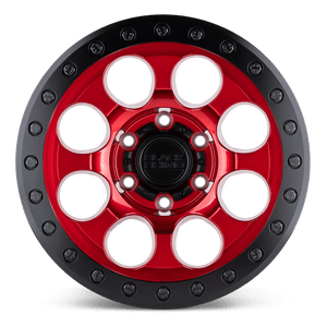 Black Rhino RIOT Candy Red W/ Black Ring & Bolt 17x8.5 0 6x139.7mm 112.1mm - Wheelwiz