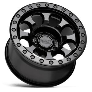 Black Rhino RIOT Matte Black 17x8.5 -38 5x114.3mm 71.5mm - Wheelwiz