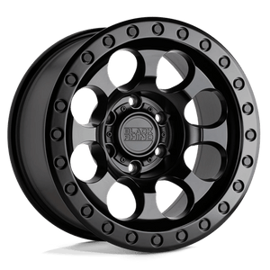 Black Rhino RIOT Matte Black 17x8.5 0 5x139.7mm 108mm - Wheelwiz