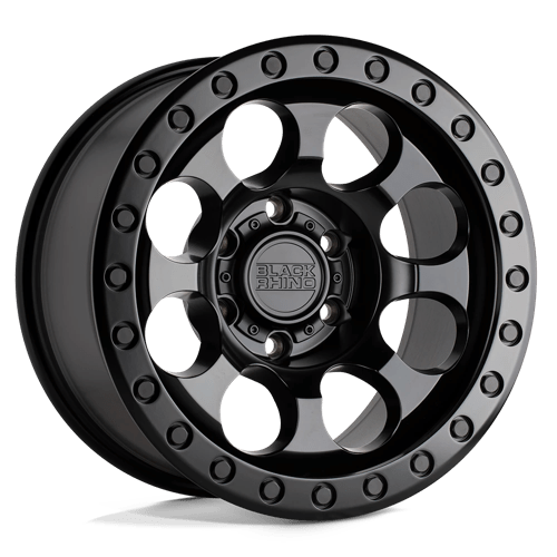 Black Rhino RIOT Matte Black 17x8.5 -38 5x127mm 71.5mm - WheelWiz