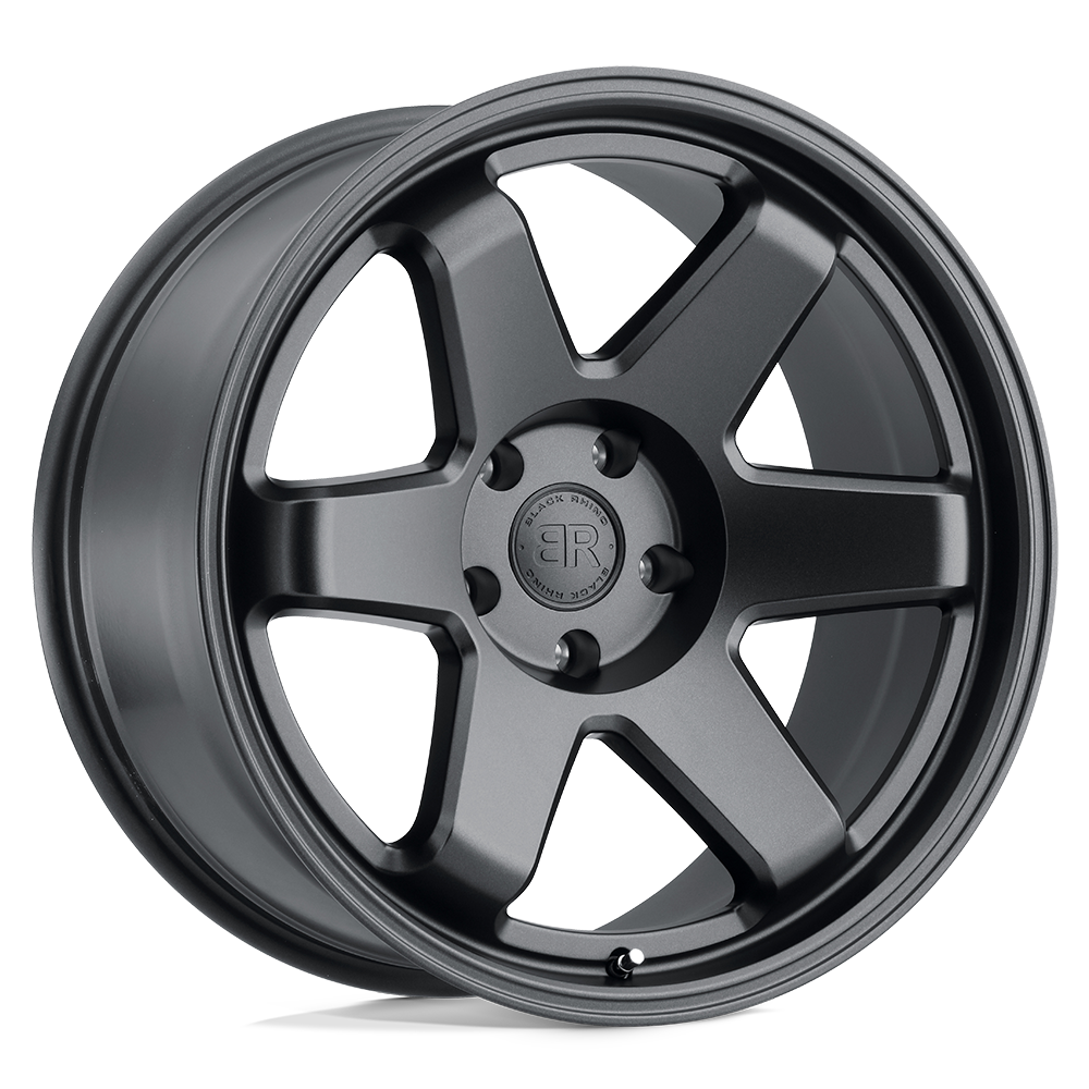 Black Rhino ROKU Gun Black 18x9.5 +12 6x114.3mm 76.1mm - WheelWiz