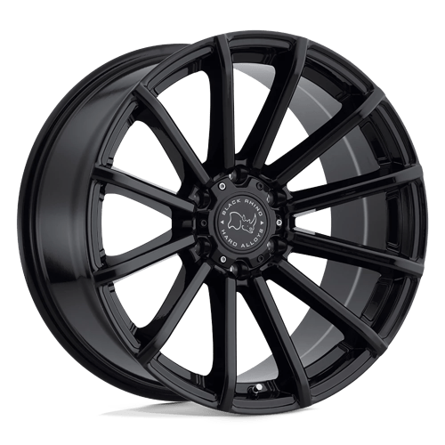 Black Rhino ROTORUA Gloss Black 20x9.5 -12 6x139.7mm 112.1mm - WheelWiz