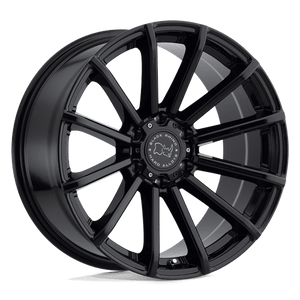 Black Rhino ROTORUA Gloss Black 20x9.5 -12 6x139.7mm 112.1mm - WheelWiz