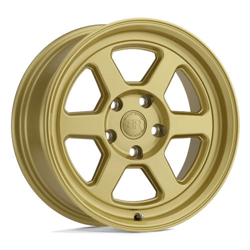 Black Rhino RUMBLE Gloss Gold 17x8 +40 5x108mm 72.1mm - WheelWiz