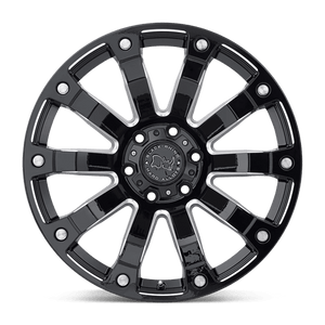 Black Rhino SELKIRK Gloss Black Milled 18x9 -12 5x127mm 78.1mm - Wheelwiz