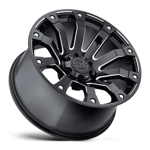 Black Rhino SELKIRK Gloss Black Milled 17x9 -12 6x139.7mm 112.1mm - WheelWiz