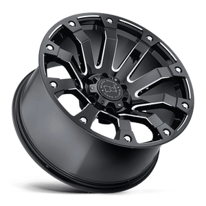 Black Rhino SELKIRK Gloss Black Milled 17x9 -12 5x127mm 78.1mm - Wheelwiz