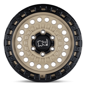 Black Rhino SENTINEL Desert Sand W/ Black Ring 20x9.5 +12 6x139.7mm 112.1mm - Wheelwiz