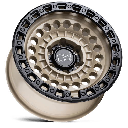 Black Rhino SENTINEL Desert Sand W/ Black Ring 17x8.5 0 8x170mm 125.1mm - Wheelwiz