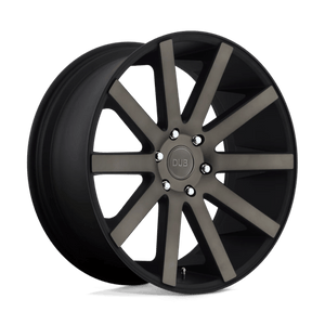 DUB S121 SHOT CALLA Matte Black Double Dark Tint 30x10 +30 6x139.7mm 78.1mm - Wheelwiz