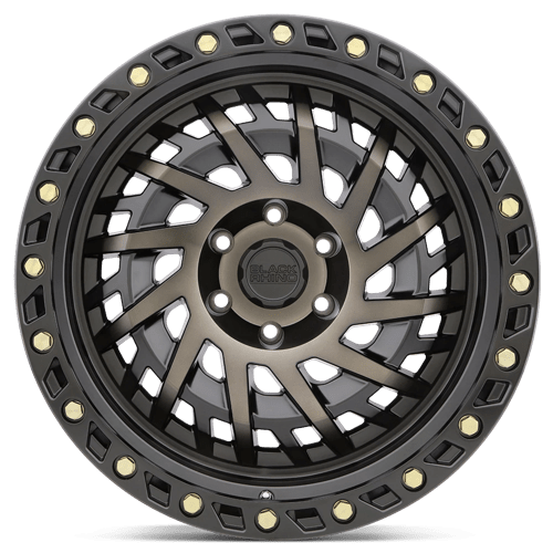 Black Rhino SHREDDER Matte Black W/ Machined Dark Tint 18x9.5 +12 5x150mm 110.1mm - WheelWiz