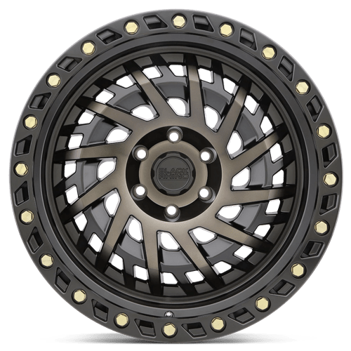 Black Rhino SHREDDER Matte Black W/ Mach Dark Tint 17x9 -12 6x139.7mm 112.1mm - Wheelwiz