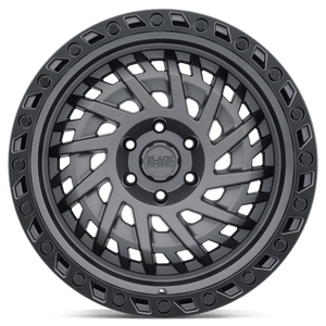 Black Rhino SHREDDER Matte Gunmetal W/ Black Ring 20x9.5 -18 5x127mm 71.5mm - WheelWiz