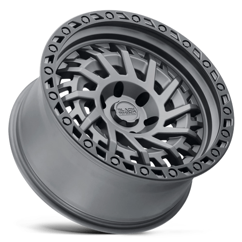 Black Rhino SHREDDER Matte Gunmetal W/ Black Ring 17x9 -18 5x127mm 71.5mm - Wheelwiz