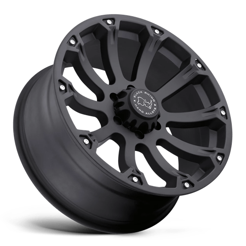 Black Rhino SIDEWINDER Matte Black 20x9 +12 5x150mm 110.1mm - WheelWiz