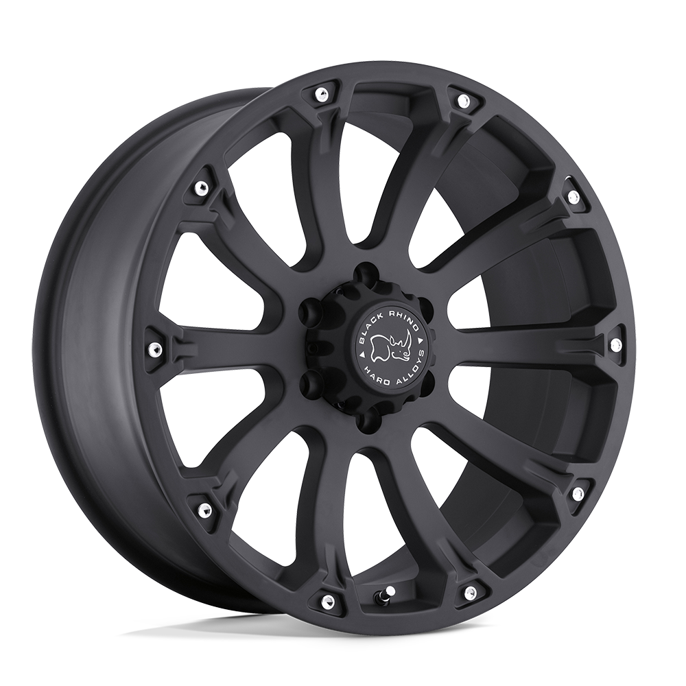 Black Rhino SIDEWINDER Matte Black 20x9 +12 5x150mm 110.1mm - WheelWiz