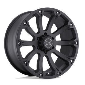 Black Rhino SIDEWINDER Matte Black 17x9 0 5x139.7mm 78.1mm - WheelWiz